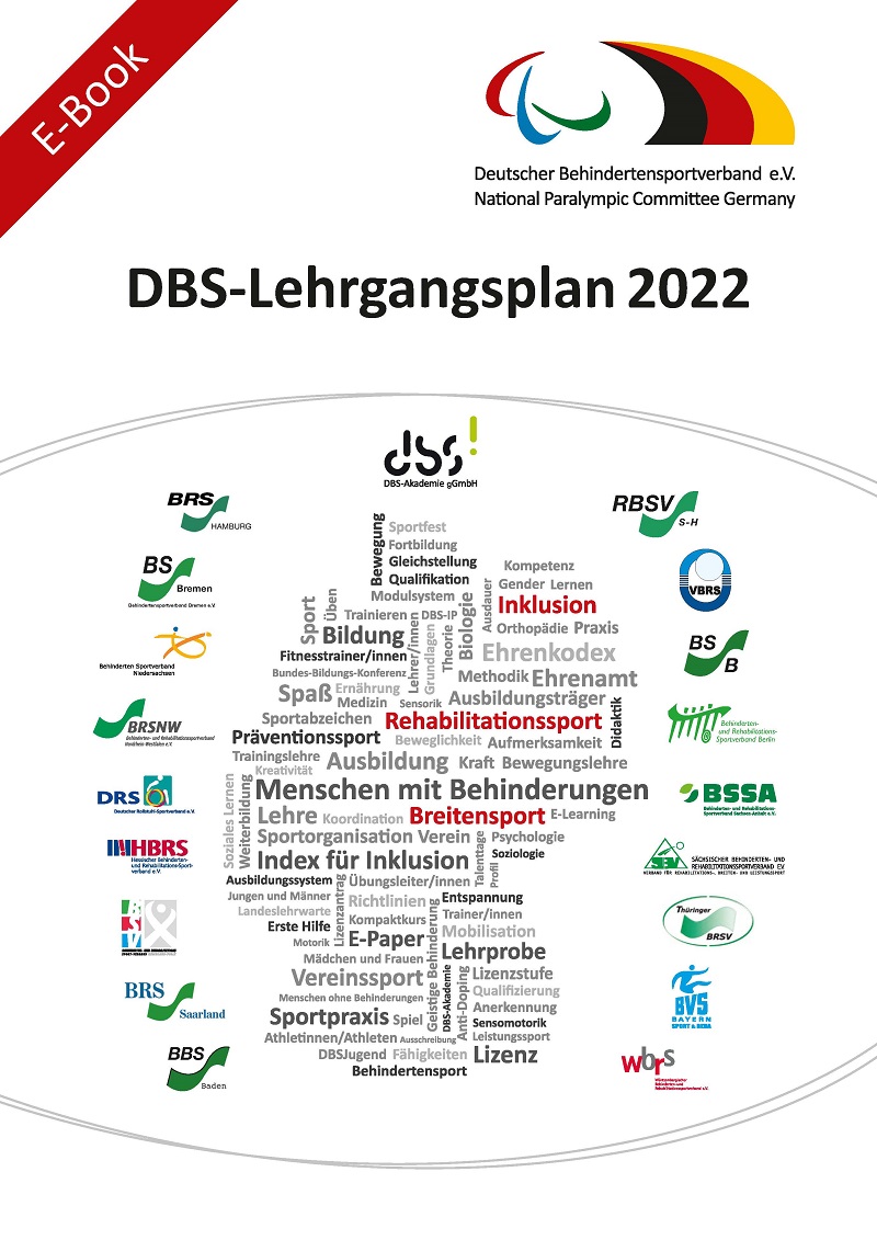 Titelseite des DBS Lehrgangsplan 2022
