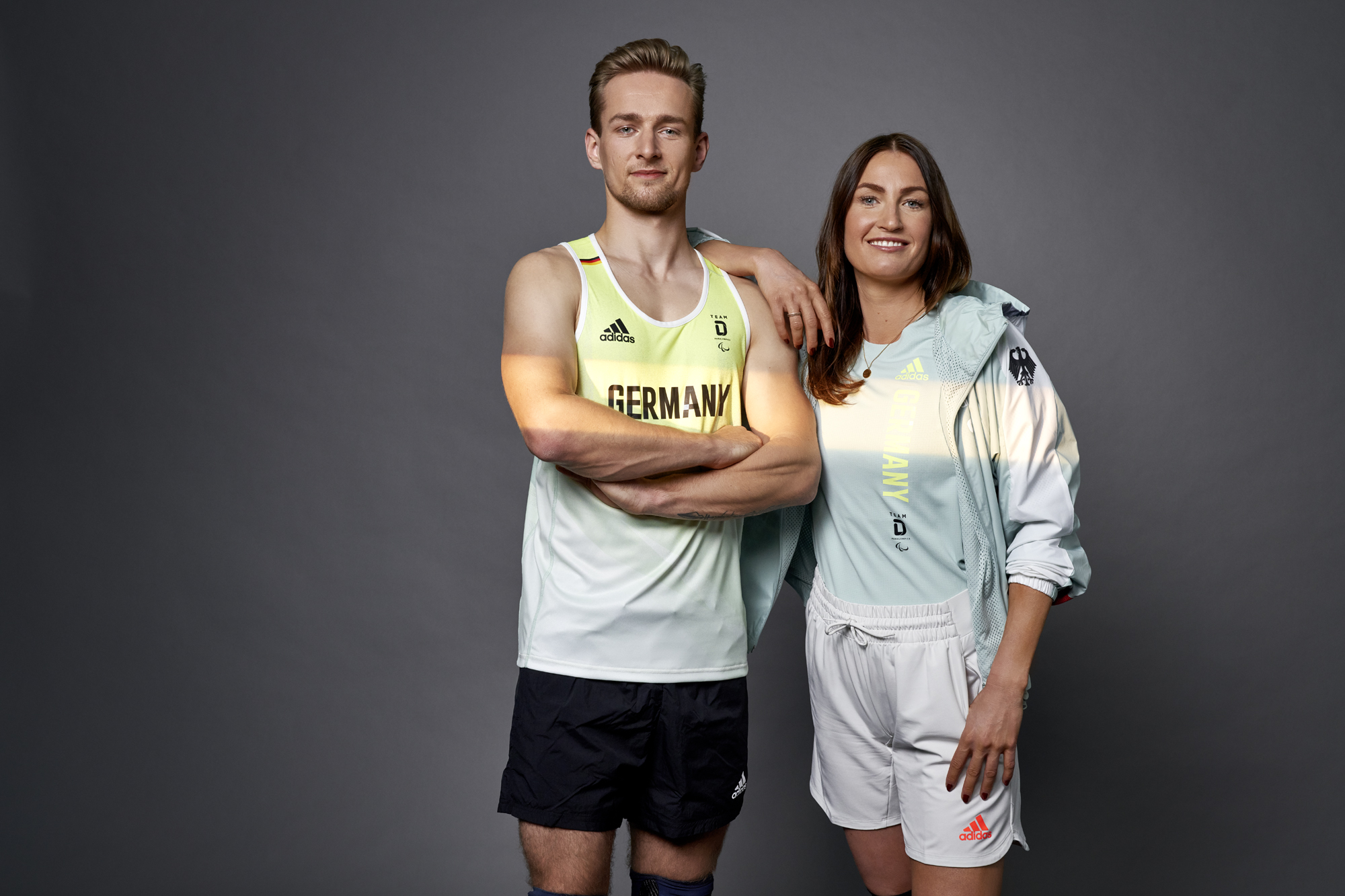 Johannes Floors und Denise Schindler | Foto: Team Deutschland / adidas