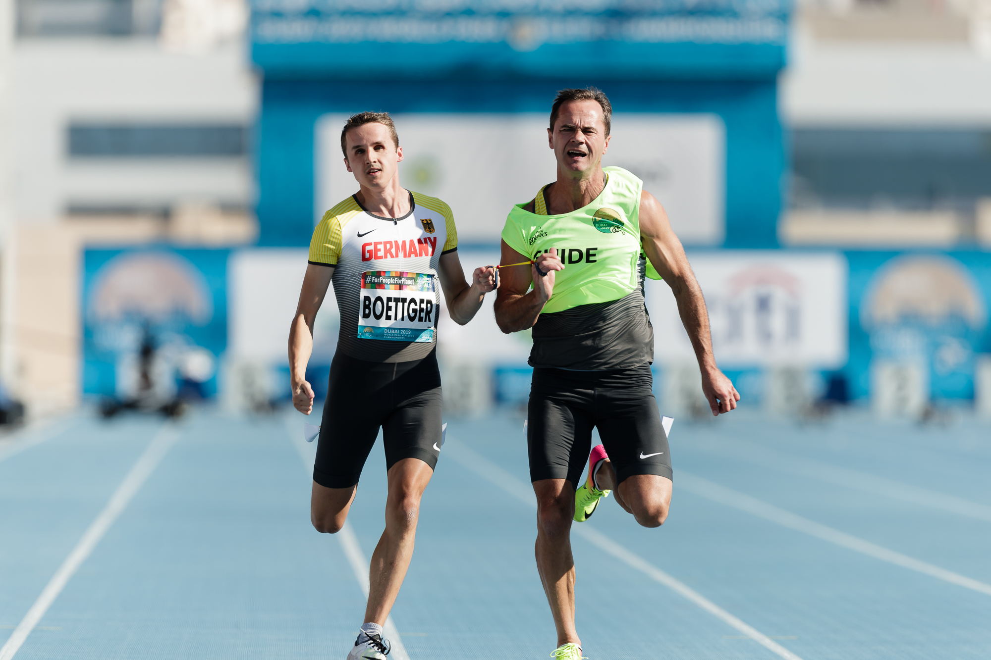 Marcel Boettger und Alexander Kosenkow laufen nebeneinander | Foto: Binh Truong / DBS